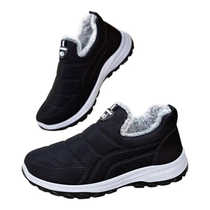 Sven Heren Winter Instappers – Warme Gevoerde Snowboots met Gripzool