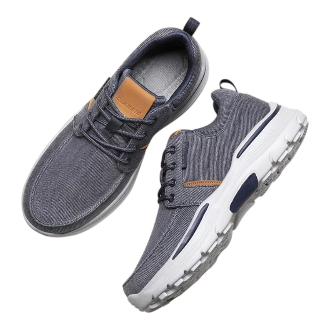 Mark Comfortabele Heren Sneakers met Demping - Uitneembare Zool