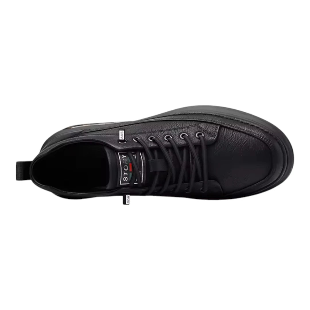 Dylan Heren Sneakers met Elastische Vetersluiting – Dempende Zool