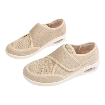 Diabetes Schoenen Dames - Brede Schoenen met Ademend Mesh