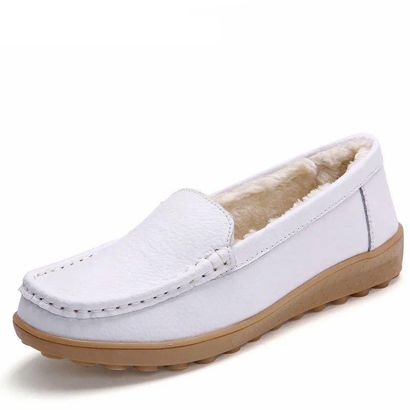 Sofie Leren Loafers Dames - Comfortabele Instappers met Voering