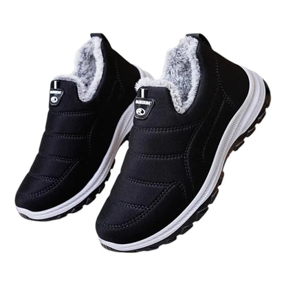 Sven Heren Winter Instappers – Warme Gevoerde Snowboots met Gripzool