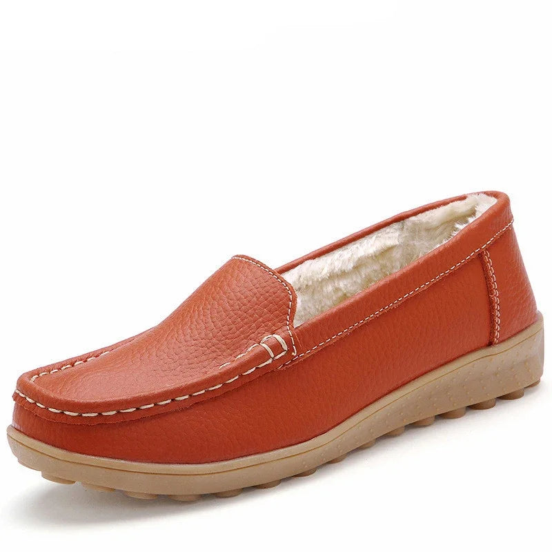 Sofie Leren Loafers Dames - Comfortabele Instappers met Voering