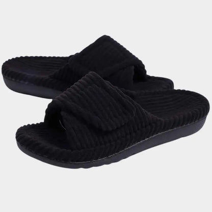 Sky Fluffy Slippers met Voetbed - Orthopedische sloffen