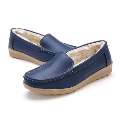 Sofie Leren Loafers Dames - Comfortabele Instappers met Voering
