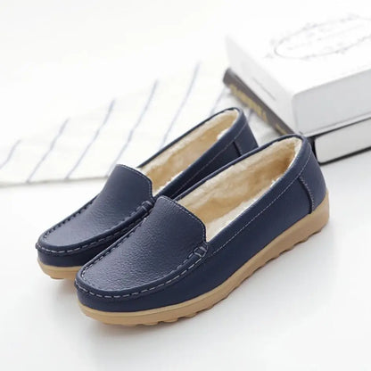 Sofie Leren Loafers Dames - Comfortabele Instappers met Voering