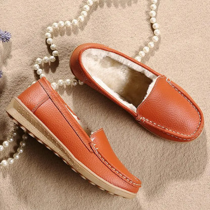 Sofie Leren Loafers Dames - Comfortabele Instappers met Voering