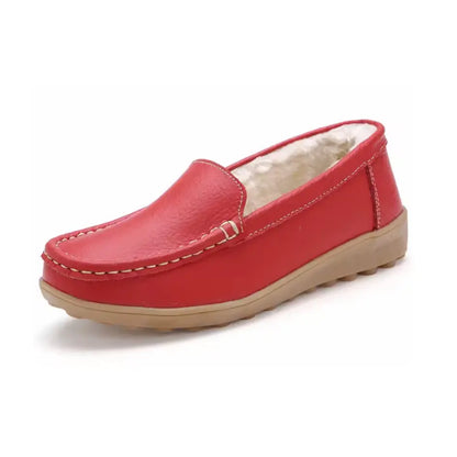 Sofie Leren Loafers Dames - Comfortabele Instappers met Voering