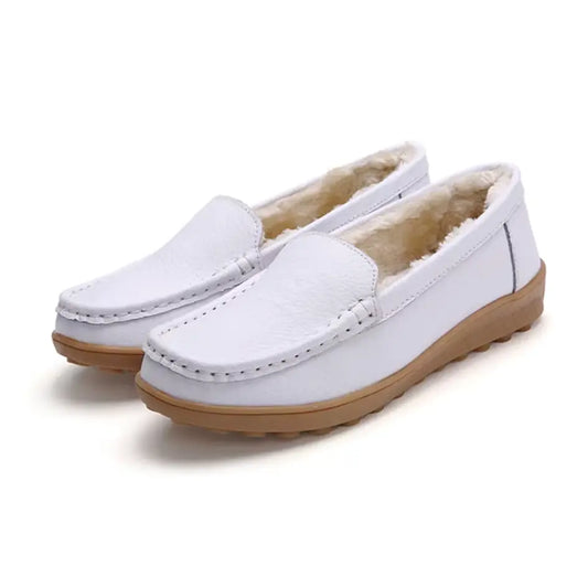 Sofie Leren Loafers Dames - Comfortabele Instappers met Voering