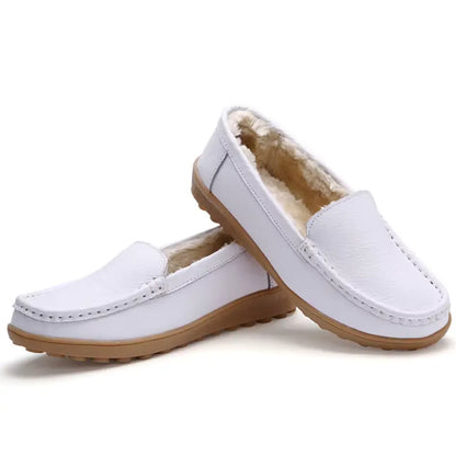 Sofie Leren Loafers Dames - Comfortabele Instappers met Voering