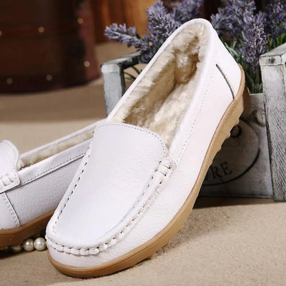 Sofie Leren Loafers Dames - Comfortabele Instappers met Voering