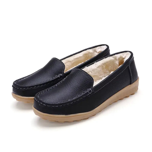 Sofie Leren Loafers Dames - Comfortabele Instappers met Voering