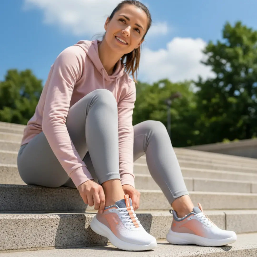 Sportschoenen voor Gezwollen Voeten Dames – Ademend, Breed & Antislip