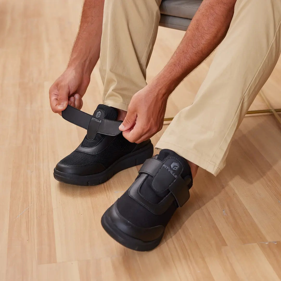 Taro Diabetes Schoenen Heren - Brede Schoenen met Ademend Mesh