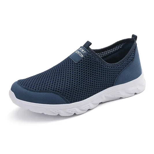 Timo Heren Instappers met Ademend Mesh - Orthopedische Schoenen