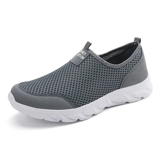Timo Heren Instappers met Ademend Mesh - Orthopedische Schoenen