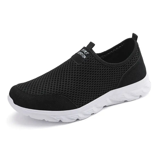 Timo Heren Instappers met Ademend Mesh - Orthopedische Schoenen