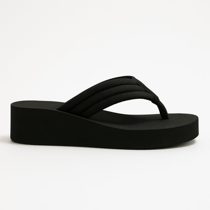 Yara Dames Teenslippers met Sleehak – Comfortabel & Lichtgewicht